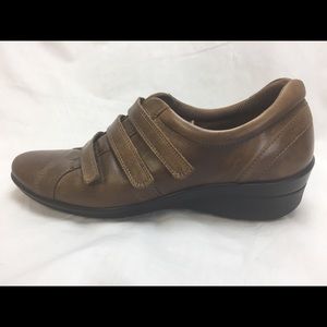 Ecco Brown Leather Walking Shoes Women’s Size 41